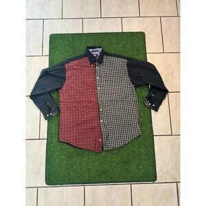 Tommy Hilfiger Patchwork Plaid Button-Up Shirt